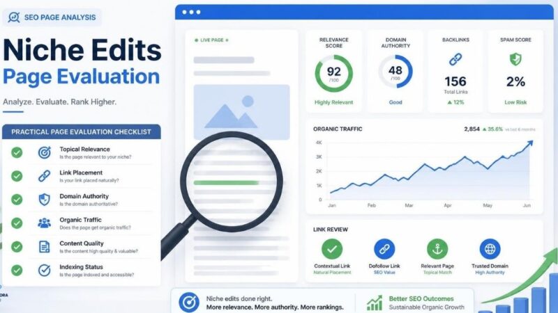How to Evaluate a Page for a Niche Edit Before Link Placement