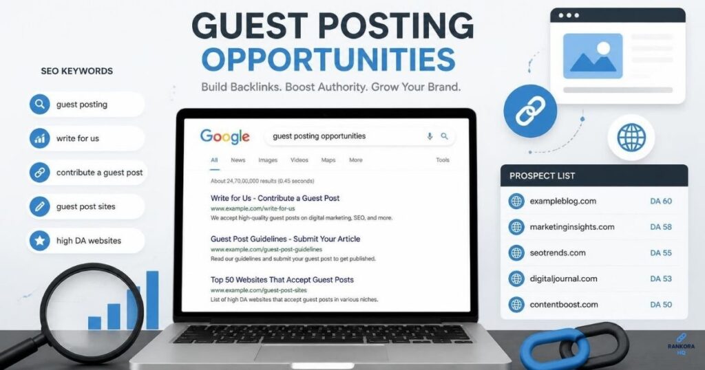 How to Find Guest Posting Opportunities Using Google Search