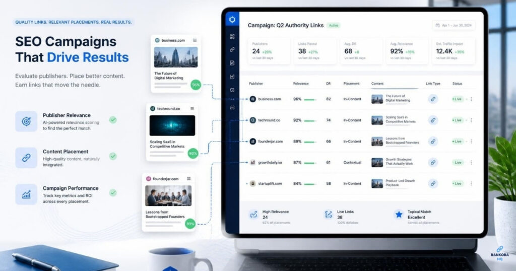 Review Publisher Relevance Across the Campaign 