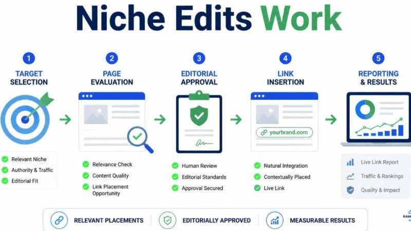 How Do Niche Edits Work? A Step-by-Step Explanation