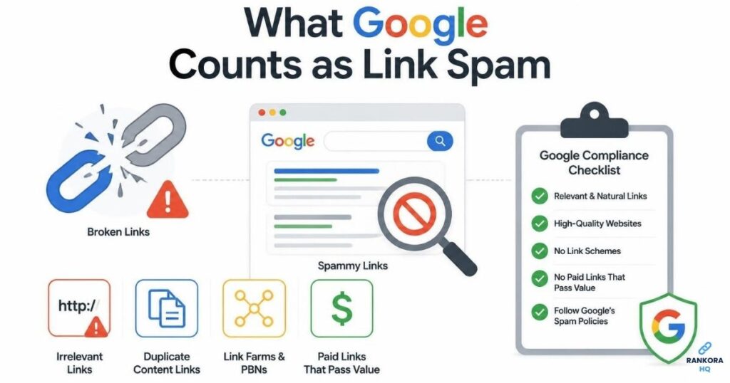 What Google Counts as Link Spam 